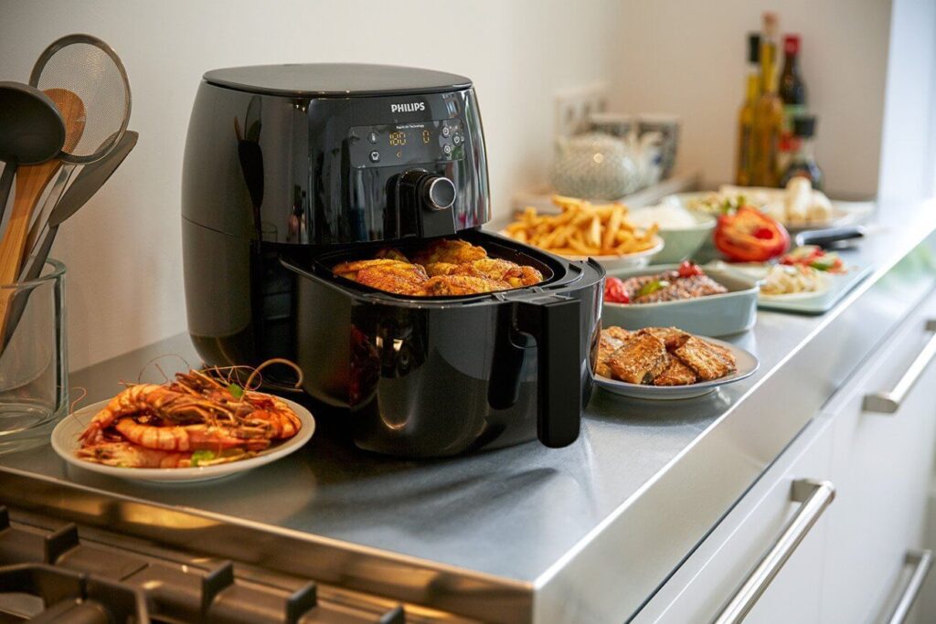 Alimentação saudável com air fryer